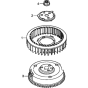 Flywheel Assembly for Honda GXV660R (GJAPK) Engines.