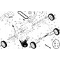 Drive Assembly for Husqvarna HD725E Consumer Lawn Mower