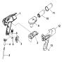 Complete Assembly for Makita HG651C Heat Gun