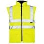 High Visibility Quilted Body Warmer Size XXL