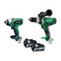 KC18DKL Combi & Impact Twin Pack 18V 2 x 5.0Ah Li-ion