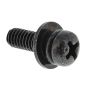 Machine Screw M4x12 (W/Washers) Black for Hitachi / Hikoki C6UY, C7ST Circular Saws - 935196