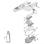 Blade Drive Gear, Adjustable Thru 135 degree Assembly for Stihl HL75 Long Reach Hedgetrimmers