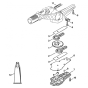 Blade Drive Gear, Adjustable Thru 135 degree Assembly for Stihl HL90K Long Reach Hedgetrimmers