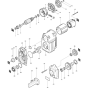 Main Assembly for Makita HM1810 Rotary Hammer Drill