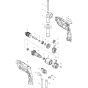 Main Assembly for Makita HP1641 13mm Percussion Drill