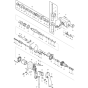 Main Assembly for Makita HR2450T Rotary Hammer Drill