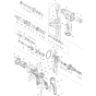 Main Assembly for Makita HR2601 Rotary Hammer Drill