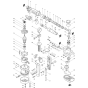 Main Assembly for Makita HR3850K Rotary Hammer Drill