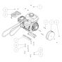 Engine Assembly for OREC HR531 (2021) Mower