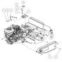 Frame Assembly -1 for OREC HRC673 (2021) Mower