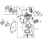 Carburetor for Honda HRD535 - HXE Lawn Mower