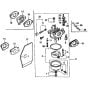 Carburetor for Honda HRD535 - QME Lawn Mower