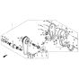 Transmission Assembly for Honda HRD536K4 QXEH Mower