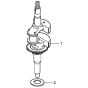 Crankshaft for Honda HRG415C2 (IZY) - SDE Lawn Mower