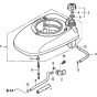 Fan Cover & Fuel Tank Assembly for Honda HRG536-SD Lawn Mowers