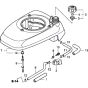 Fan Cover and fuel Tank Assembly for Honda HRX426 QX Lawn Mowers