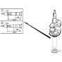 Crankshaft for Honda HRX476C - PXE Lawn Mower