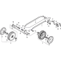 Wheel - Front Assembly for Honda HRX476 SX Lawn Mowers