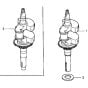 Crankshaft for Honda HRX537C1 - HMEA Lawn Mower