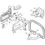 Stihl HS72 Hedge Trimmer Handle Assembly