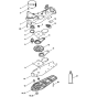 Stihl HS81T HS86T Hedge Trimmer Gear Head Assembly