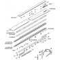 Stihl HS86 Hedge Trimmer Cutter Bar Assembly