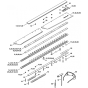 Stihl HS87 Hedge Trimmer Cutter Bar Assembly