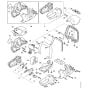 Handle housing, Motor housing, Electronic module for Stihl HSA 60 Cordless Hedge Trimmer