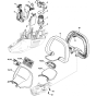 Stihl HSA66 Hedge Trimmer Electric Motor Assembly