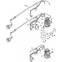 Stihl HSE60 HSE70 Electric Motor Assembly