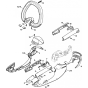 Stihl HSE61 HSE71 HSE81 Motor Housing Assembly