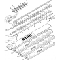 Stihl HSE81 Hedgecutter Cutter Bar Assembly