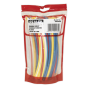 Heat Shrink Tubing Mixed Colours 200mm 100pc Sealey Part No. HST200MC