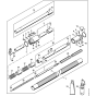 Drive tube assembly (61.2006) Assembly for Stihl HT101 Pole Pruners