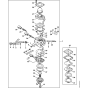 Carburetor C1Q-S98 (44.2008) Assembly for Stihl HT130 Pole Pruners