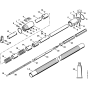 Drive tube assembly Assembly for Stihl HT73 Pole Pruners