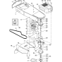 Cover Assembly for Husqvarna HU625WTX Edger