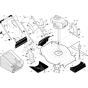 Frame and Engine Assembly for Husqvarna HU800HW Consumer Lawn Mower