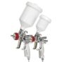 HVLP Gravity Feed Top Coat/Touch-Up Spray Gun Set Sealey Part No. HVLP774