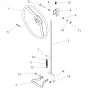 Handwheel Assembly for Altrad Belle BWE80 BWE110 BWE130 Upright Mixers