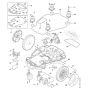 Lower Housing, Chassis for Stihl iMOW 5.0 Robotic Mower