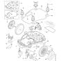 Lower Housing, Chassis for Stihl iMOW 7.0 EVO Robotic Mower