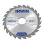 Professional Circular Saw Blade 160 x 30mm x 24T - Wood by IRWIN - 1907698