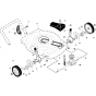 Drive Assembly for Husqvarna J55S Consumer Lawn Mower