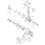 Main Assembly for Makita JR3000V Reciprocating Saws