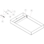 Water Tray Assembly for Norton Clipper Jumbo-1000-400V Table Saw