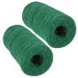 Jute Twine Ball of Garden Tie Back String, 90M - Pack of 2