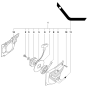 Starter Assembly for Husqvarna K1260 Rail Disc Cutters