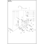 Fuel Tank Assembly for Husqvarna K1260 Disc Cutters